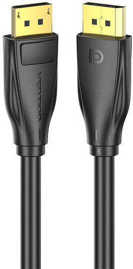 Vention Cable DisplayPort male - DisplayPort male 1m Μαύρο (HCCBF)