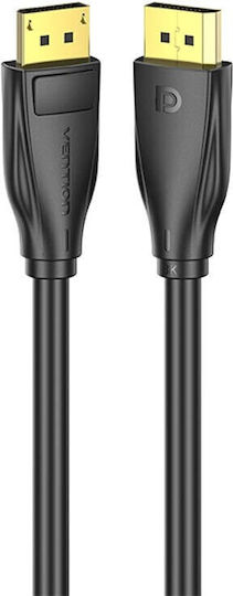 Vention Cable DisplayPort male - DisplayPort male 1.5m Μαύρο (HCDBG)