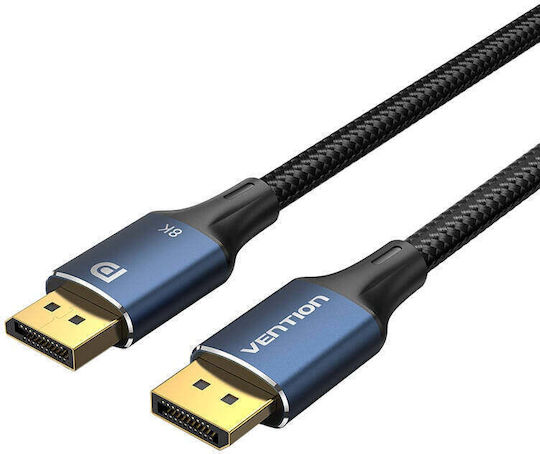 Vention Cable DisplayPort male - DisplayPort male 2m Μπλε (HCELH)