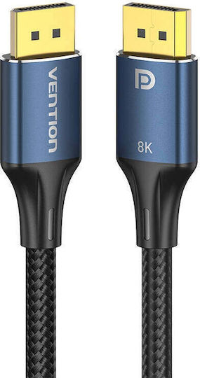 Vention Cable DisplayPort male - DisplayPort male 2m Μπλε (HCELH)