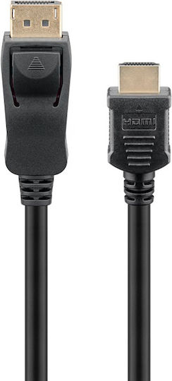 Goobay Cable DisplayPort male - DisplayPort male 5m Μαύρο (64838)