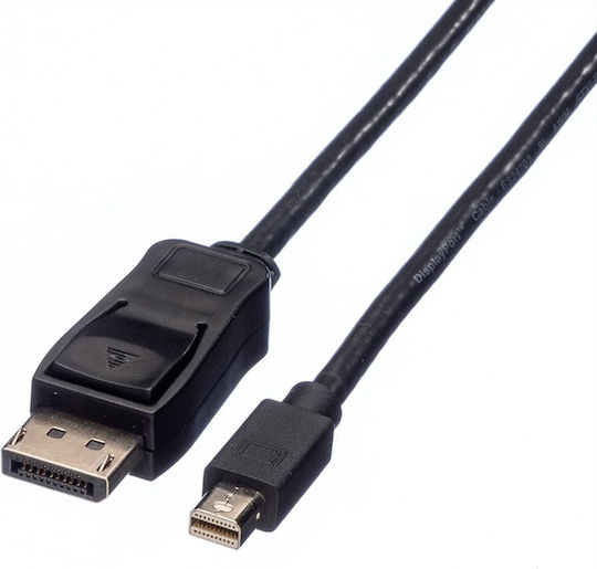 Akyga Cable DisplayPort male - mini DisplayPort male 1.8m Black (AK-AV-15)