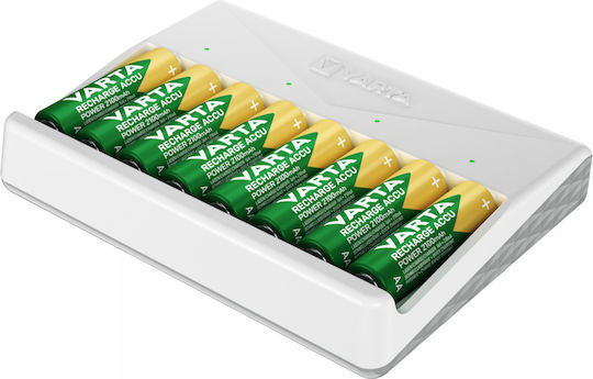 Varta USB Charger 8 Batteries Ni-MH Size AA/AAA