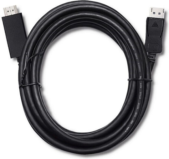 Qoltec Cable DisplayPort male - HDMI male 3m (50442)