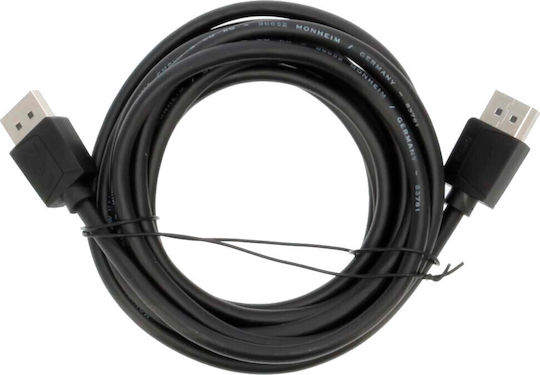 HAMA Cable DisplayPort male - DisplayPort male 3m Μαύρο (00200697)