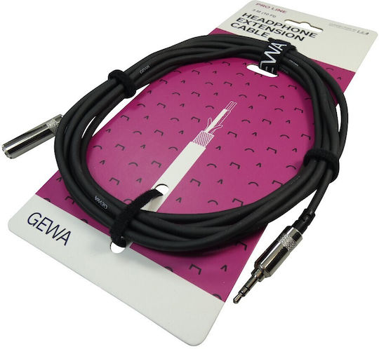 Alpha Audio Kabel Midi-Männchen - 3,5 mm Stecker 3m Schwarz (190.712)