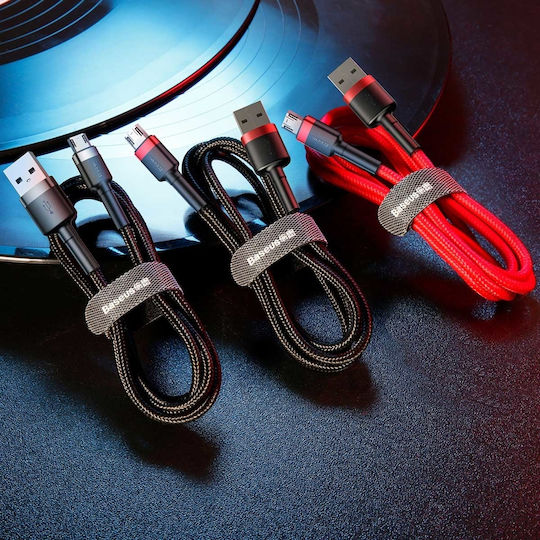 Baseus Cafule 1m Regular USB 2.0 to micro USB Cable Red (CAMKLF-B09)