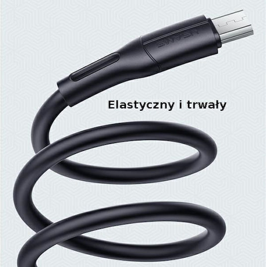 Usams U68 Regular USB 2.0 to micro USB Cable Πράσινο 1m (SJ502USB04)