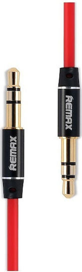 Remax Καλώδιο Ήχου 3.5mm male - 3.5mm male Κόκκινο 100m 0025292
