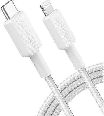 Anker Regular la Cablu Lightning Alb 1.8m (A81B6G21)
