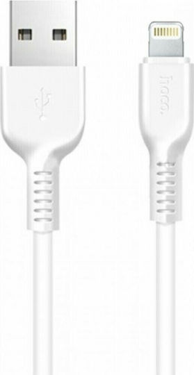 Hoco X20i USB-A to Lightning Cable Λευκό 3m (HOC-X20I-W3)