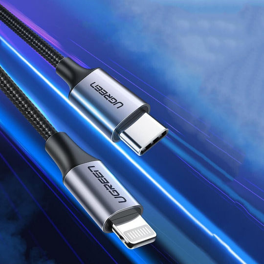 Ugreen Braided / Regular USB-C to Lightning Cable 36W Gray 1m (70523)