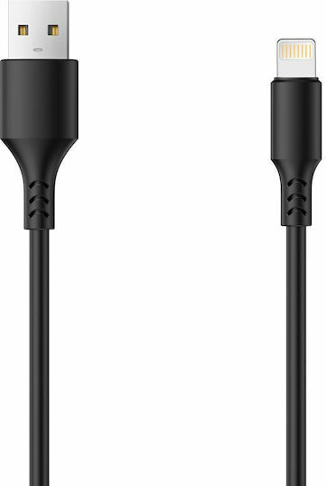 Setty USB-A to Lightning Cable Μαύρο 3m (GSM109950)