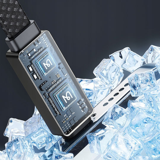 Mcdodo LED USB-C към Lightning кабел 36W Черен 1.2м (CA-4960)