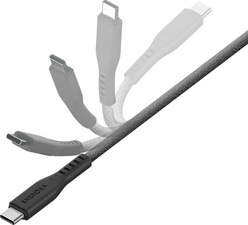 Energea C94 USB-C to Lightning Cable 60W Μαύρο 1.5m