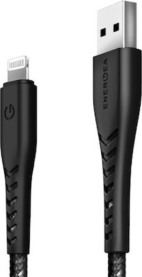 Energea C89 Braided USB-A to Lightning Cable Black 1.5m