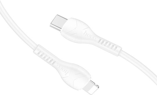 Hoco X37 USB-C to Lightning Cable 27W White 1m (2102974854545)