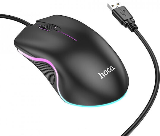 Hoco GM19 RGB Gaming Mouse Negru