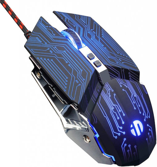 Inphic PW2 RGB Gaming Ποντίκι 4800 DPI Ασημί