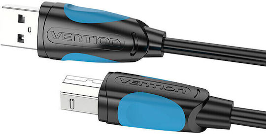 Vention USB 2.0 Cable USB-A male - USB-B male Μαύρο 10m 056304