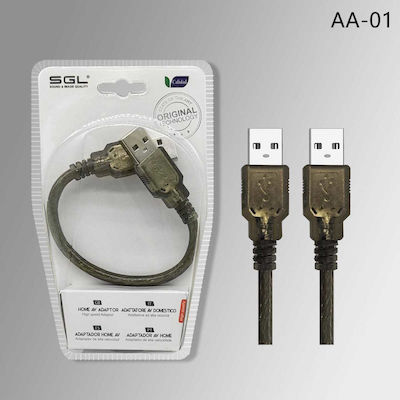 SGL 0.17m USB 2.0 Cable A-Male (098135)