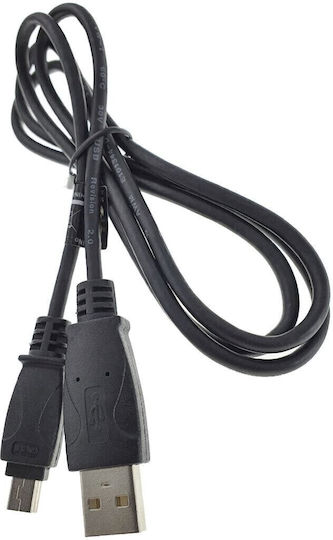 Akyga USB 2.0 Cablu USB-A - mini USB-A Negru 1m AK-USB-22