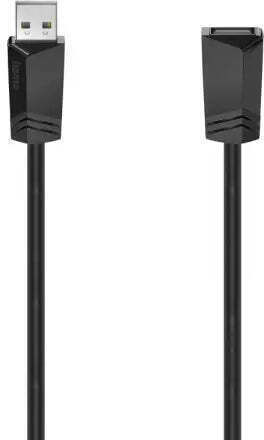 HAMA USB 2.0 Cablu USB-A - USB-A female Negru 5m 00200621