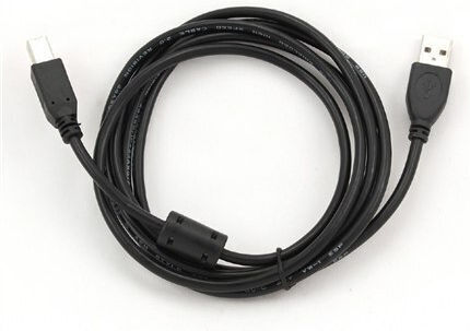 Cablexpert USB 2.0 Cable USB-A male - USB-B male Μαύρο 1.5m CCFB-USB2-AMBM-1.5M