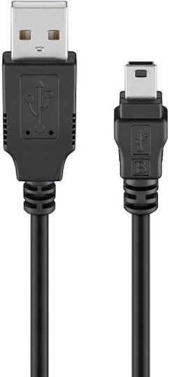 Goobay USB 2.0 Kabel USB-A-Stecker - Mini-USB-A-Stecker Schwarz 1.8m 50767