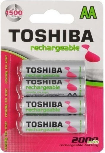Toshiba Презареждащи батерии AA Ni-MH 2000mAh 1.2V 4бр