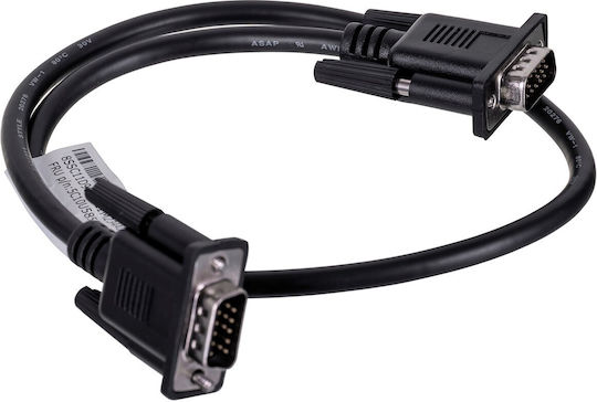 Lenovo Cable VGA male - VGA male Μαύρο 0.5m (0B47397)
