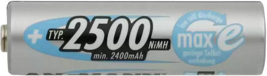 Ansmann Rechargeable Battery AA Ni-MH 2500mAh 1.2V 4pcs