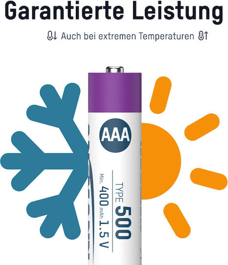 Ansmann Επαναφορτιζόμενη Μπαταρία AAA 400mAh
