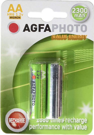 AgfaPhoto Baterii Reîncărcabile AA Ni-MH 2100mAh 1.2V 2buc