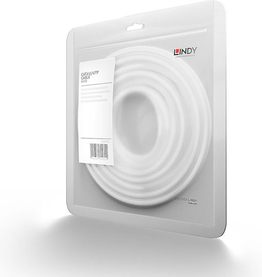 Lindy U/UTP Cat.6 Gigabit Ethernet Network Cable 2m White