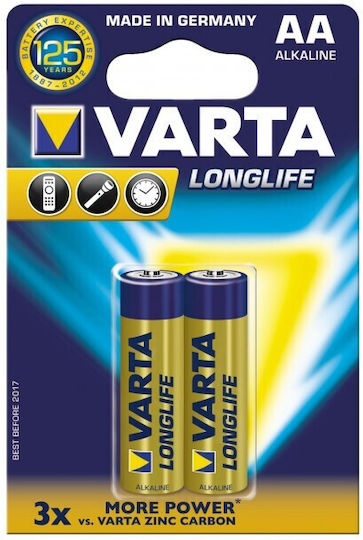 Varta LongLife Алкални Батерии AA 1.5V 2бр