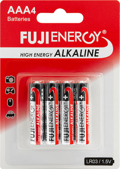 FujiEnergy High Energy Alkaline Batterien AAA 1.5V 4Stück