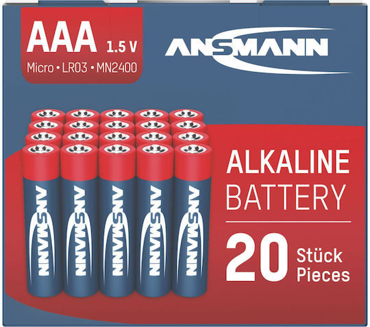 Ansmann Алкални Батерии AAA 1.5V 20бр