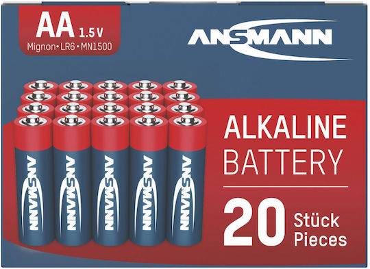 Ansmann Alkaline Batterien AA 1.5V 20Stück 5015548