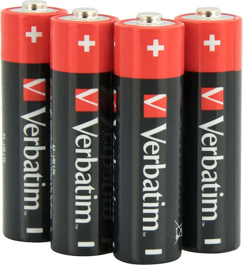 Verbatim Shrink Αλκαλικές Μπαταρίες AA 1.5V 4τμχ