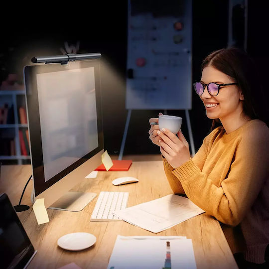 Elesense Monitor-Lichtleisten E1132 Weiß mit Einstellbarer Helligkeit & Einstellbarer Farbtemperatur