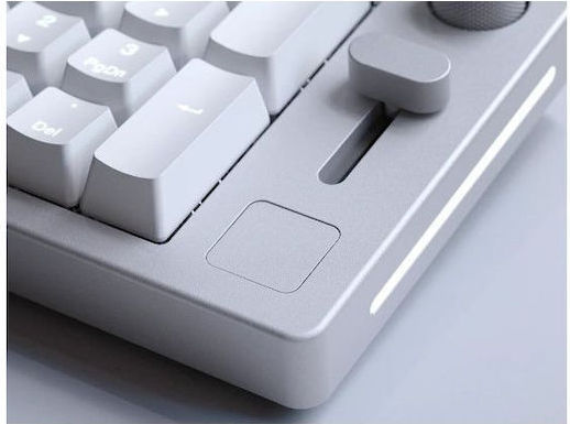 Glorious Gmmk Numpad Badge Blank White Ice Glo-acc-np-bb-w