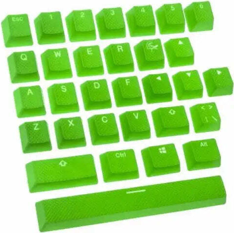 Ducky DKSA31-USRDGNNO1 Keycap Rubber Double Shot Keycap Set Πράσινο 31τμχ US