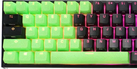 Ducky DKSA31-USRDGNNO1 Keycap Rubber Double Shot Keycap Set Πράσινο 31τμχ US