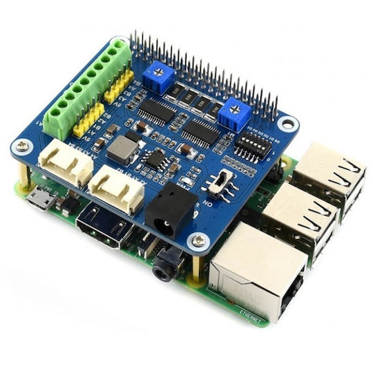 Waveshare Stepper Motor HAT for Raspberry Pi, Drives Two Stepper Motors (15669)