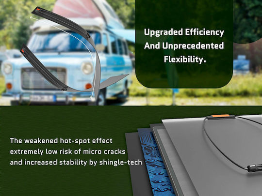 Pals B-SMF-160W Flexible Monocrystalline Solar Panel 160W 1220x680x20mm