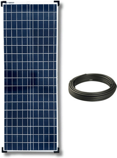 HM43050 Polykristallin Solarmodul 50W 12V 900x345x25mm