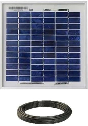 HM43005 Polykristallin Solarmodul 5W 12V 255x190x17mm