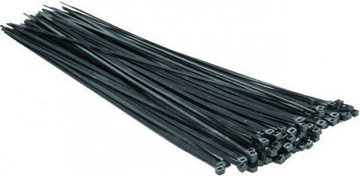 EM Group Пластмасови Кабелни Аксесоари 140mmx3.6mm в Черен Цвят 100 бр BMN1436/5309