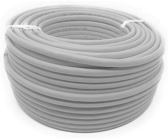 Techly S/FTP Cat.6a (Gigabit) Cablu De Rețea Ethernet Fără Conectori 100m Gri